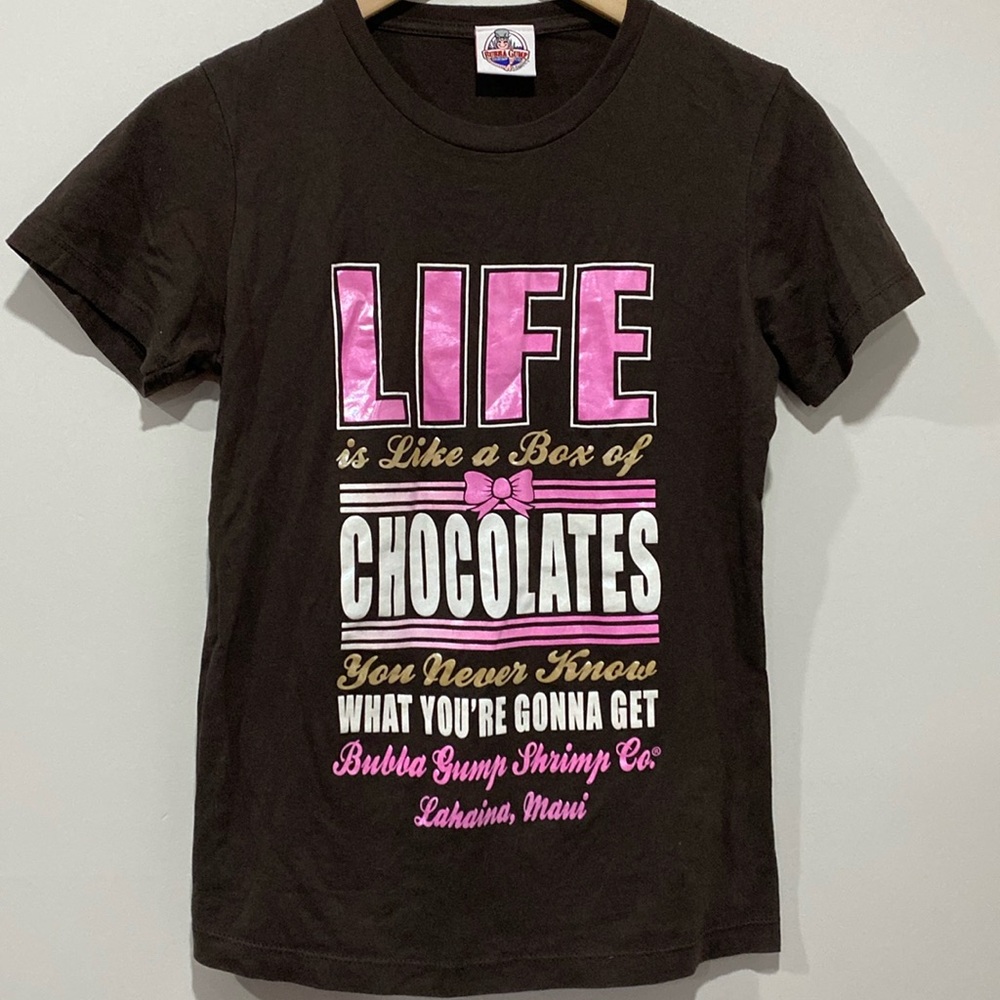 bubba Gump life is like a box of chocolate shirt